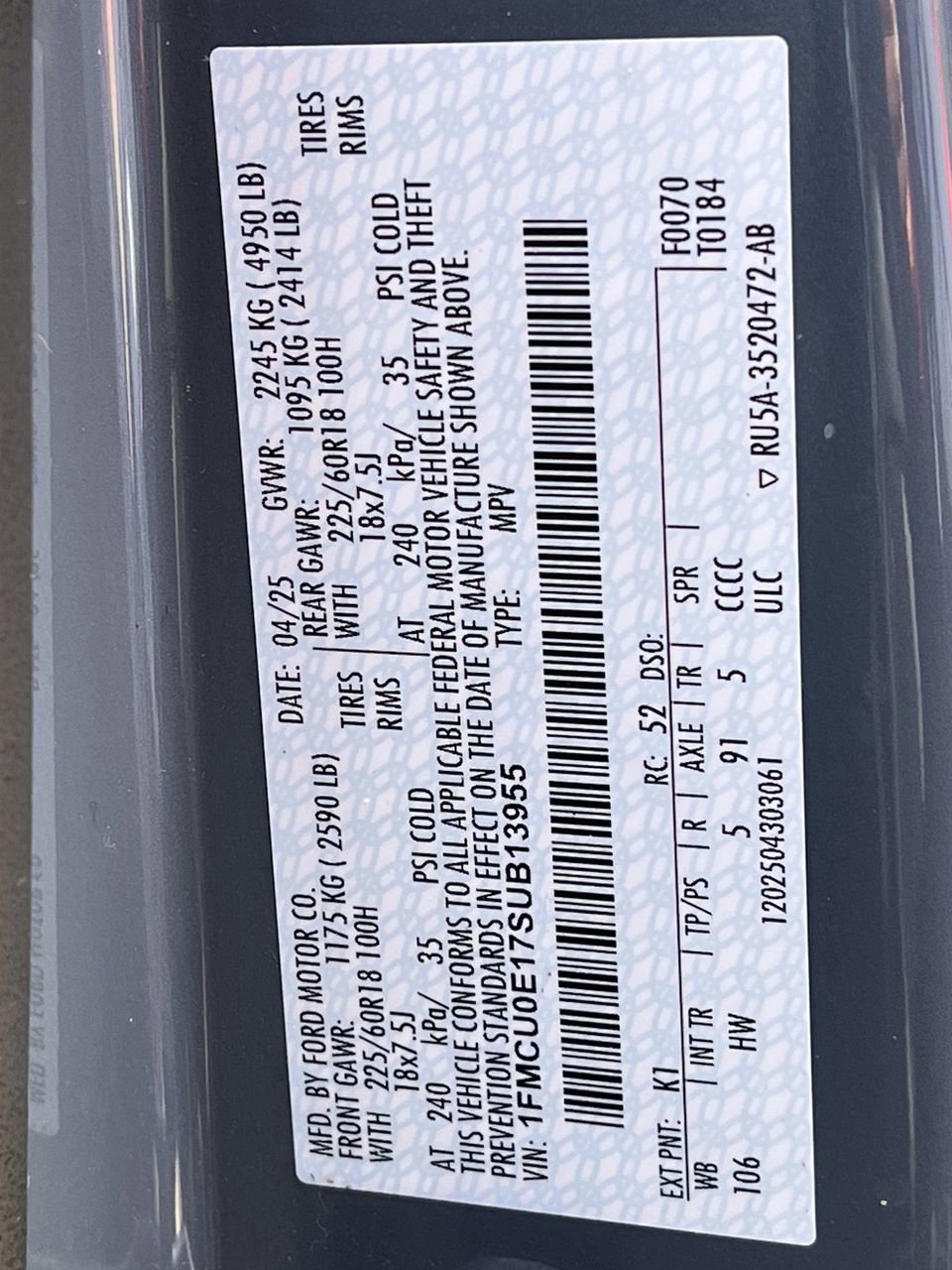 Used 2025 Ford Escape SE image 30