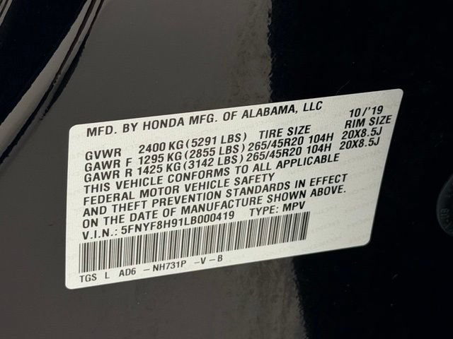 Used 2020 Honda Passport Touring image 26