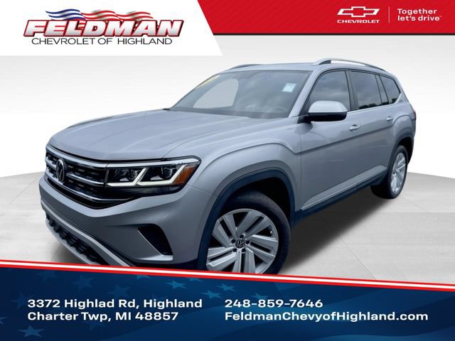 Used 2021 Volkswagen Atlas SEL AWD/4WD image 1