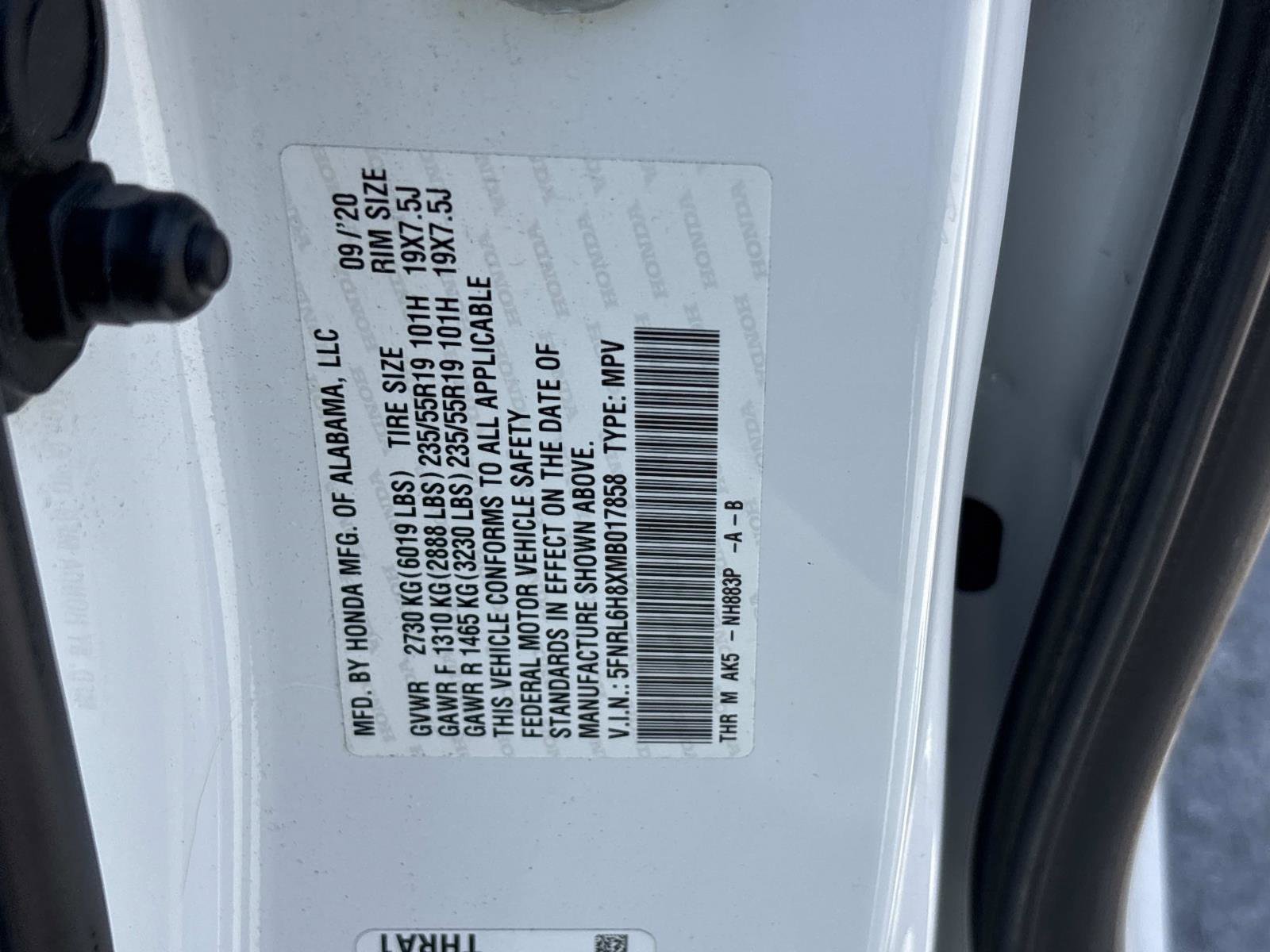 Used 2021 Honda Odyssey Touring image 35