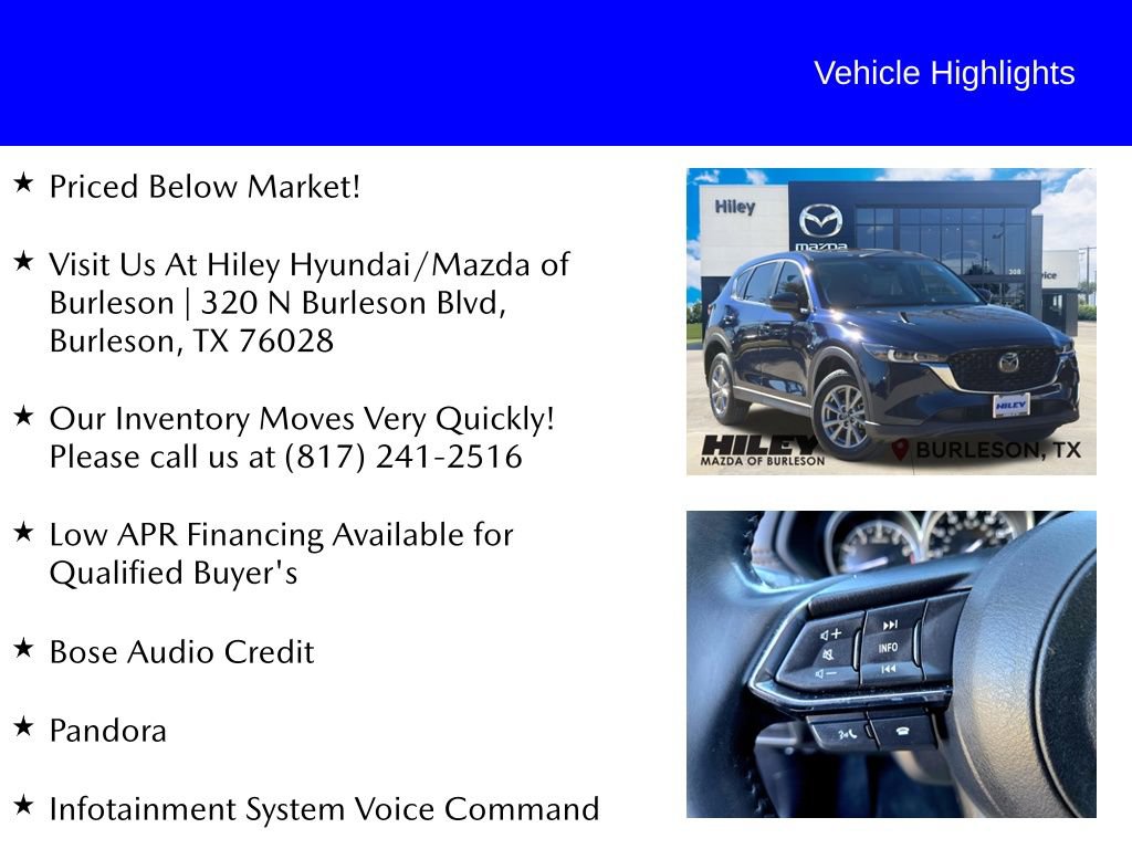 Used 2022 MAZDA CX-5 AWD 2.5 S w/ Preferred Package image 10