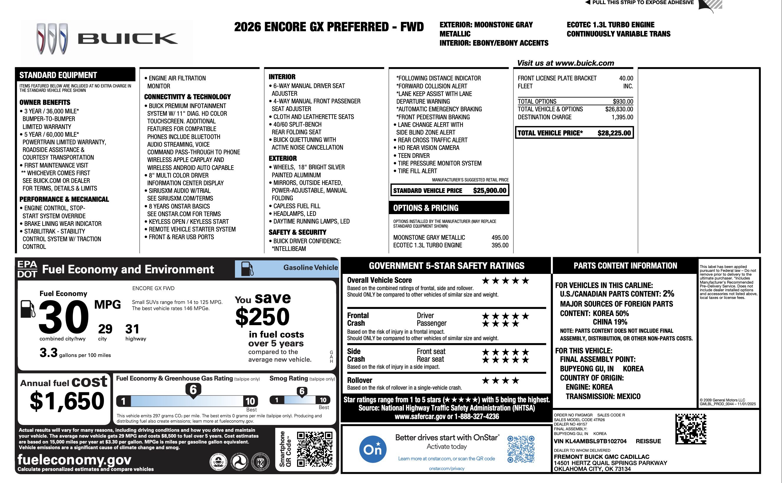 Used 2026 Buick Encore GX Preferred FWD image 5