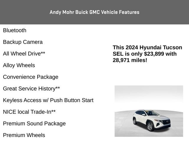 Used 2024 Hyundai Tucson SEL AWD/4WD image 4