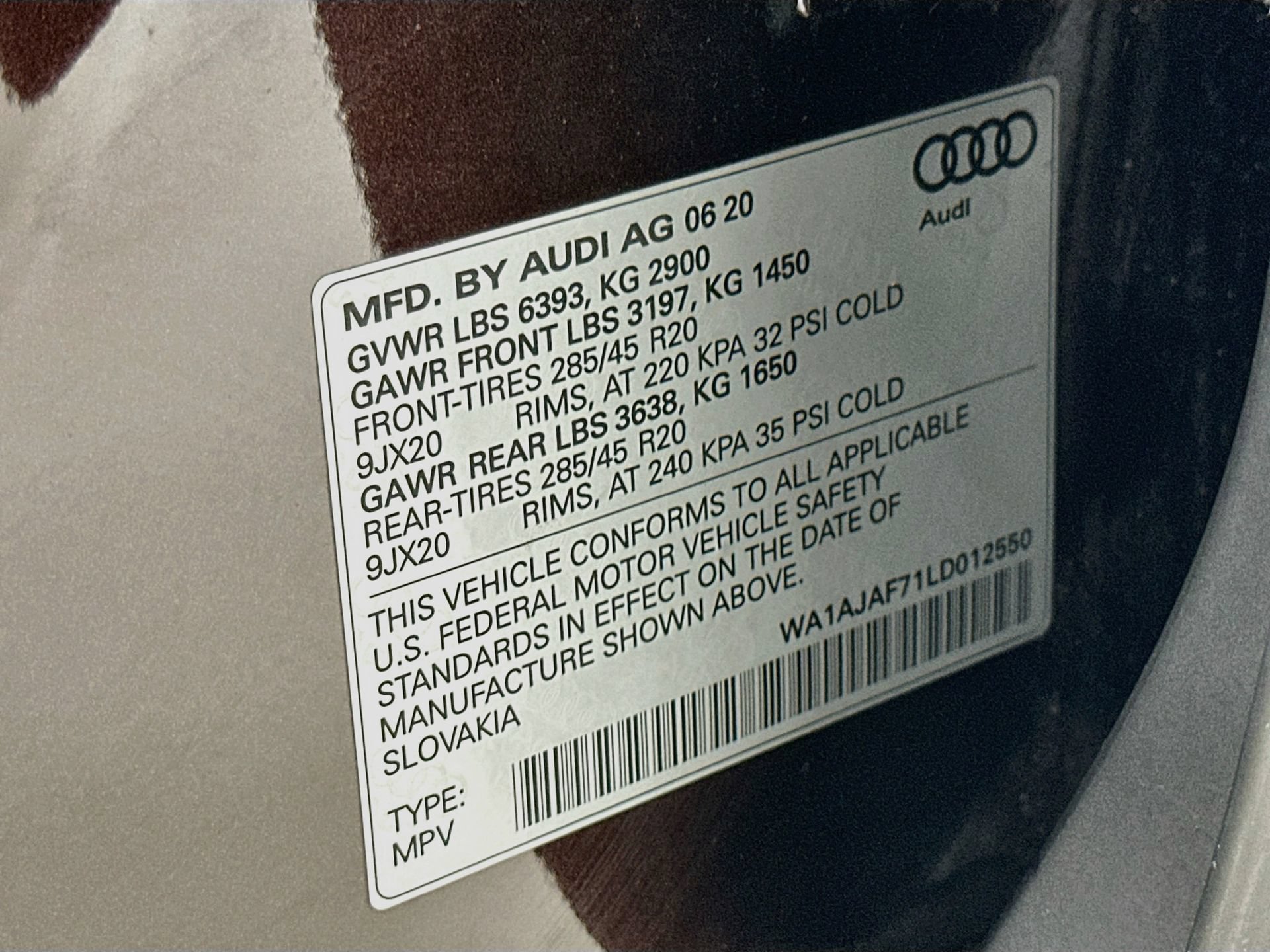 Used 2020 Audi Q7 2.0T Premium w/ Convenience Package AWD/4WD image 35