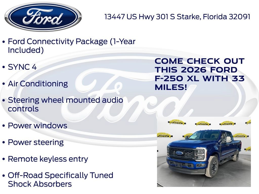 New 2026 Ford F250 XL w/ STX Appearance Package AWD/4WD image 25