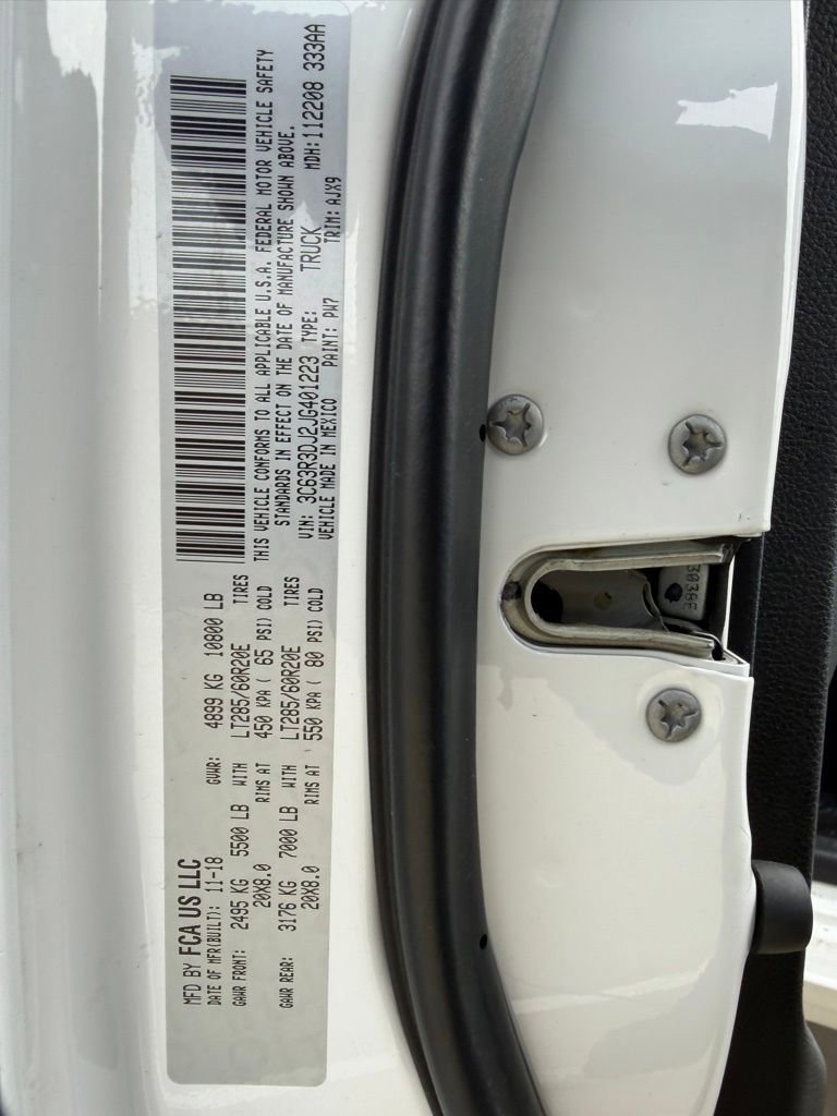 Used 2018 RAM 3500 Big Horn w/ Sport Appearance Group image 32