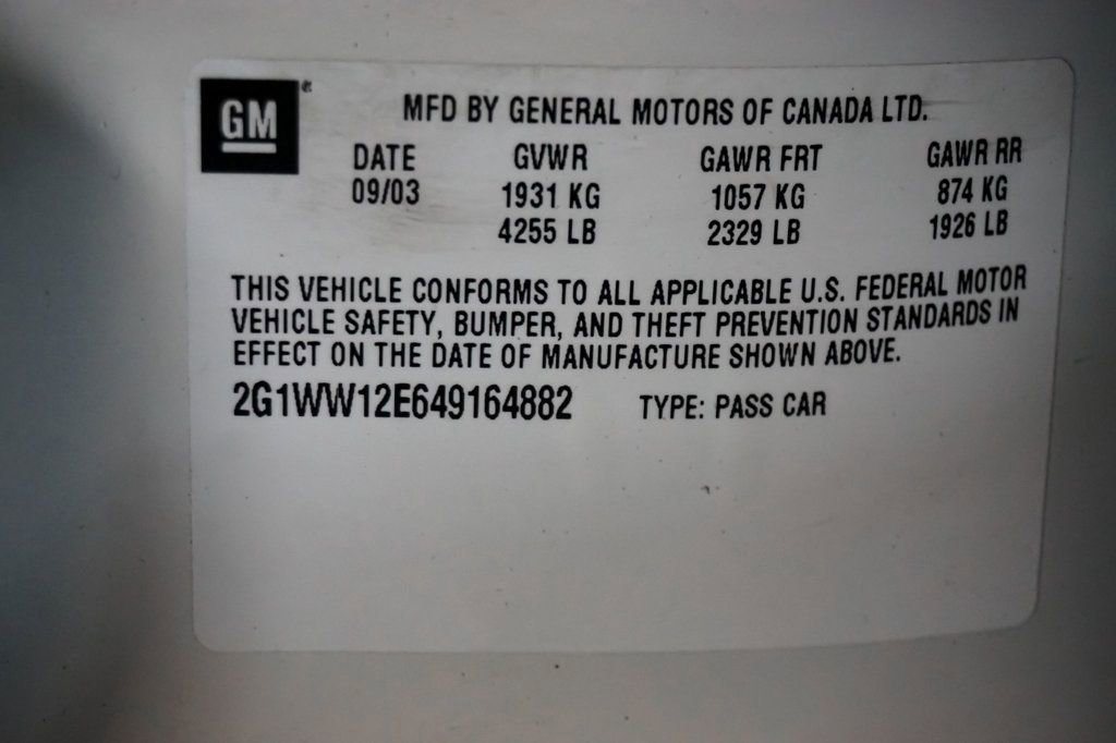 Used 2004 Chevrolet Monte Carlo LS w/ Preferred Equipment Group image 19