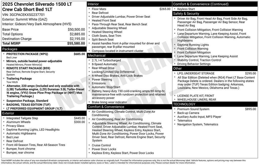 Used 2025 Chevrolet Silverado 1500 LT w/ Protection Package image 27