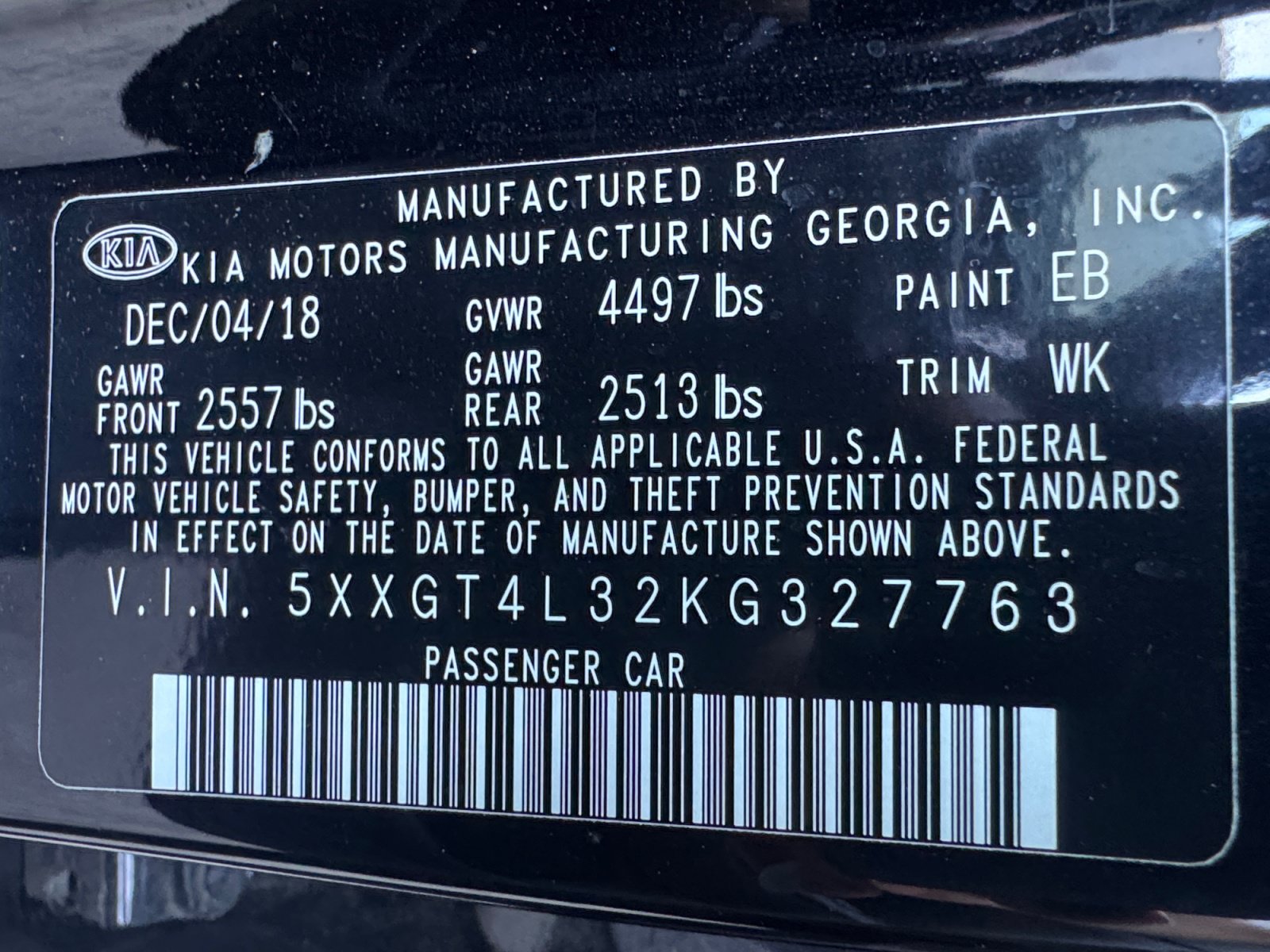 Used 2019 Kia Optima S FWD image 16