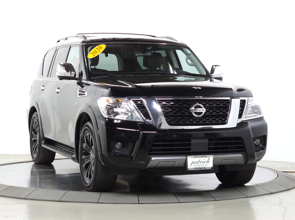 Used 2020 Nissan Armada Platinum w/ Captain's Chairs Package AWD/4WD image 1