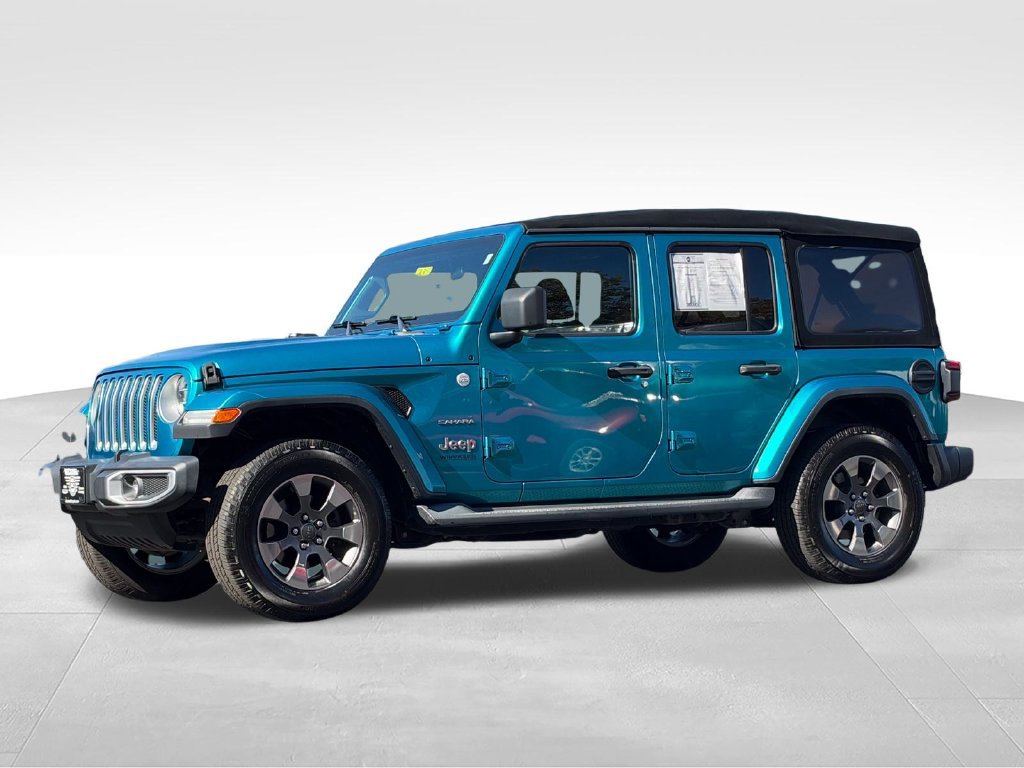 Used 2019 Jeep Wrangler Unlimited Sahara w/ LED Lighting Group AWD/4WD image 3