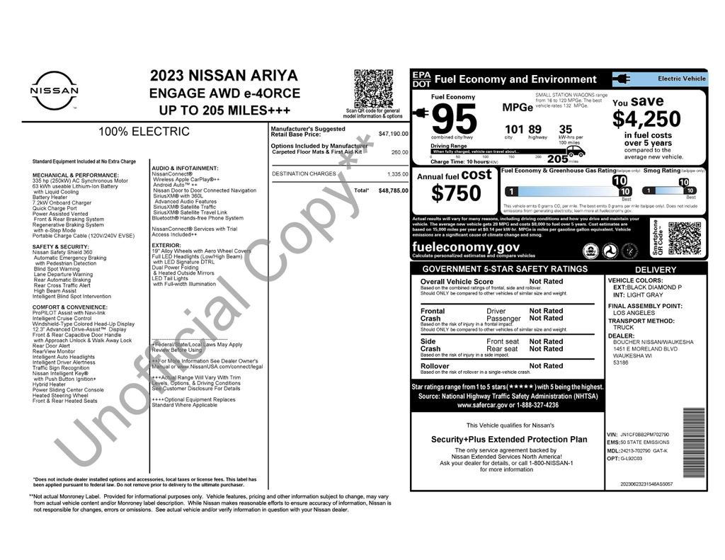 Used 2023 Nissan Ariya ENGAGE e-4ORCE image 24