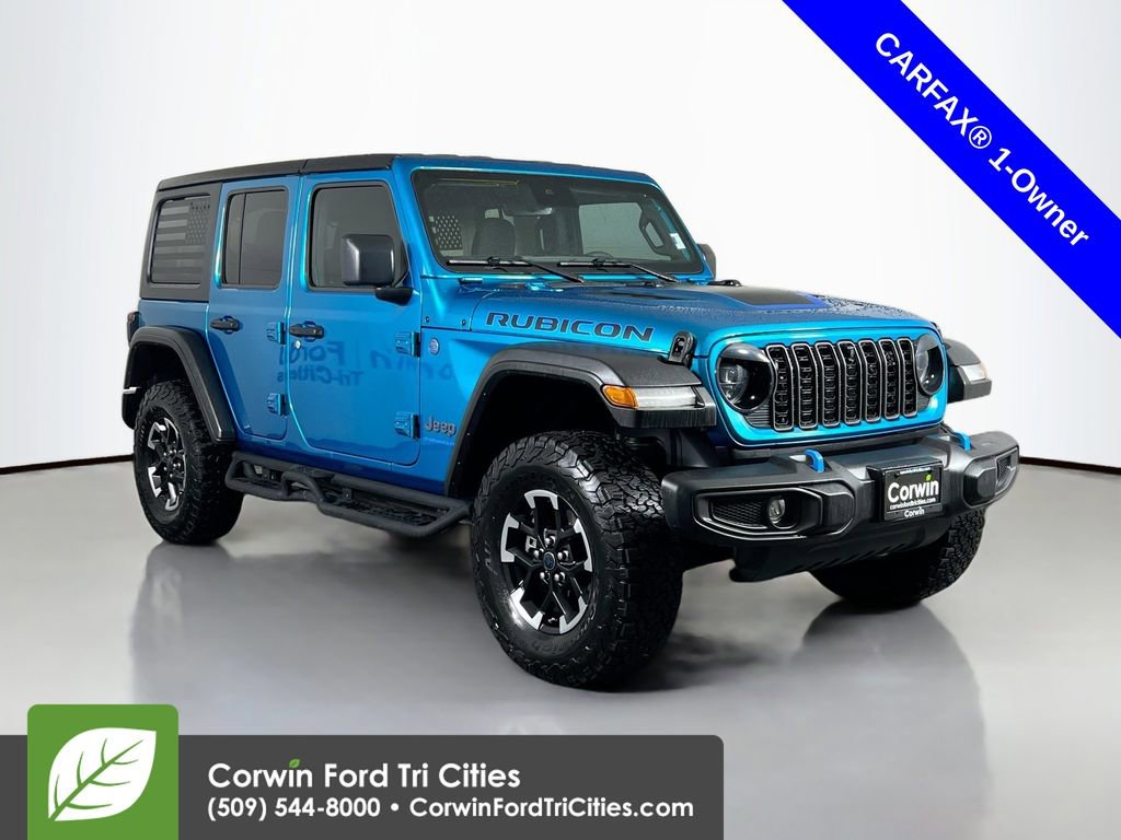 Used 2024 Jeep Wrangler Unlimited Rubicon 4xe w/ Technology Group
