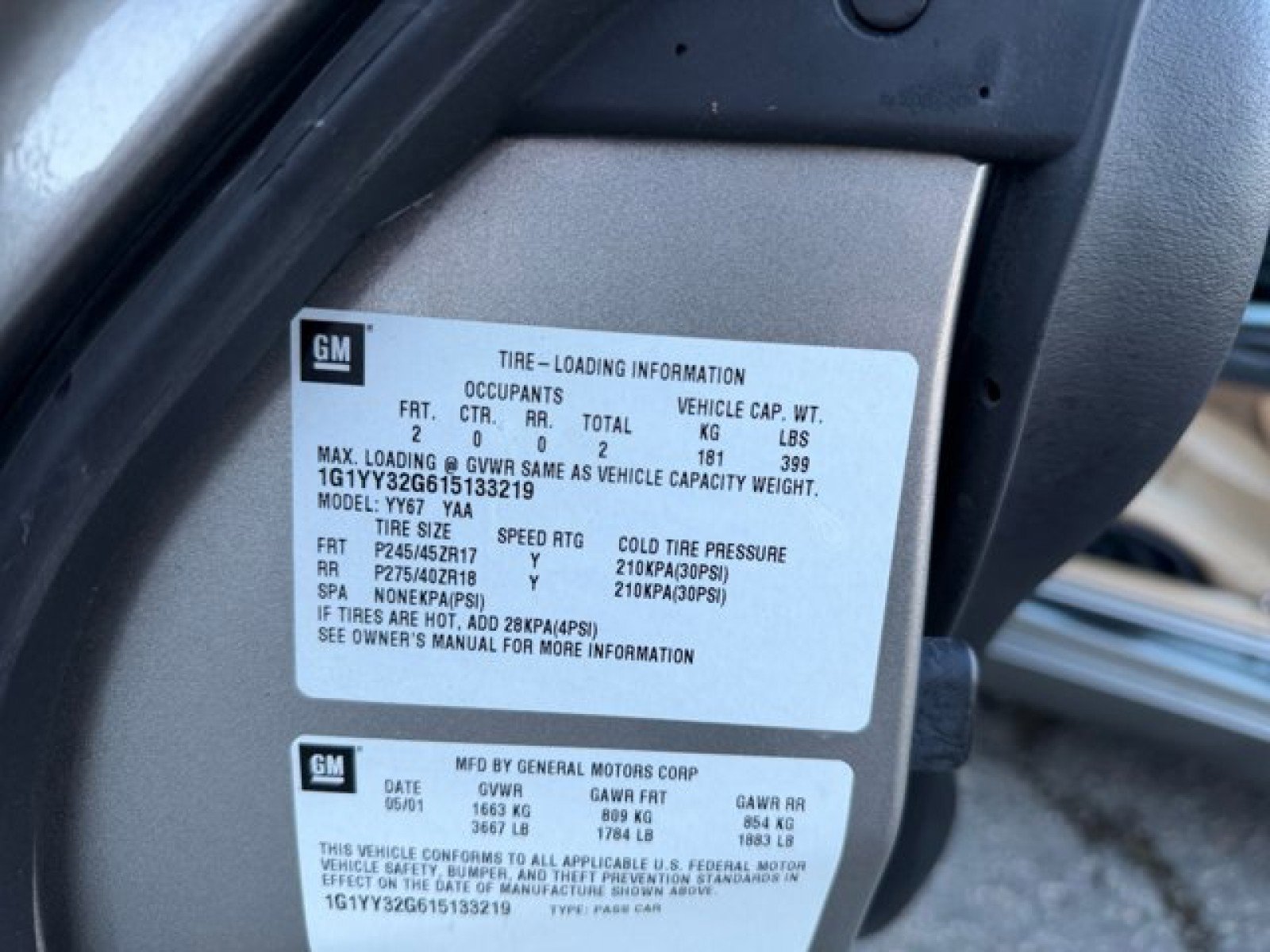 Used 2001 Chevrolet Corvette Convertible w/ Preferred Equipment Group2 image 18