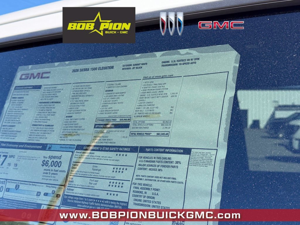 New 2026 GMC Sierra 1500 Elevation w/ Preferred Package AWD/4WD image 8