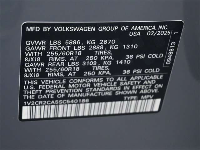 New 2025 Volkswagen Atlas Peak Edition SE image 19
