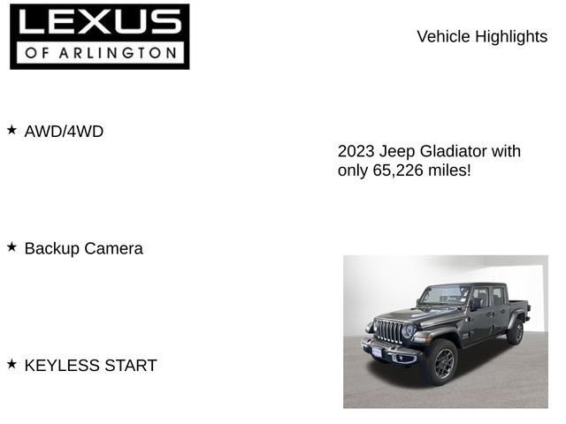 Used 2023 Jeep Gladiator Overland AWD/4WD image 7
