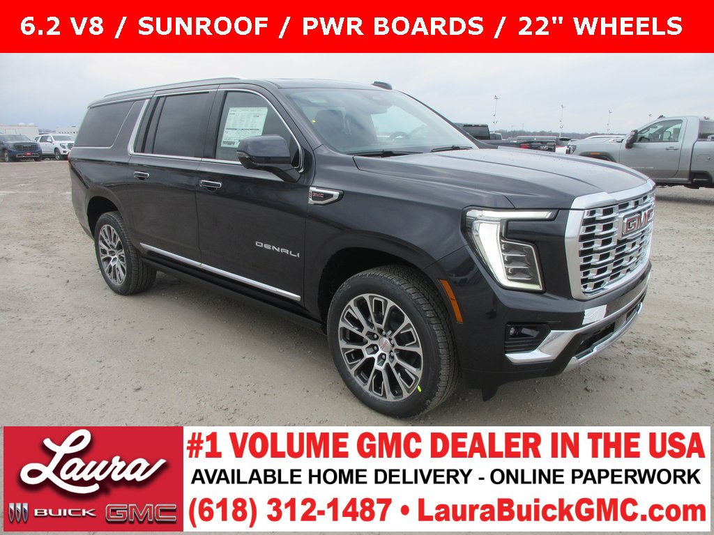 New 2026 GMC Yukon XL Denali w/ Sun & Power Step Package