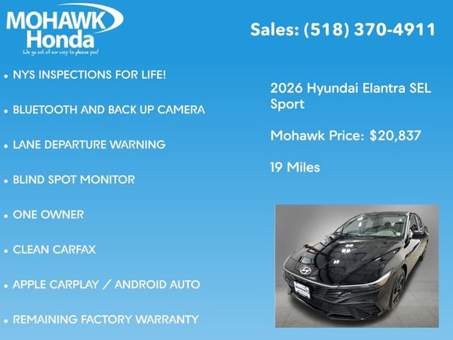 Used 2026 Hyundai Elantra Sport FWD image 7