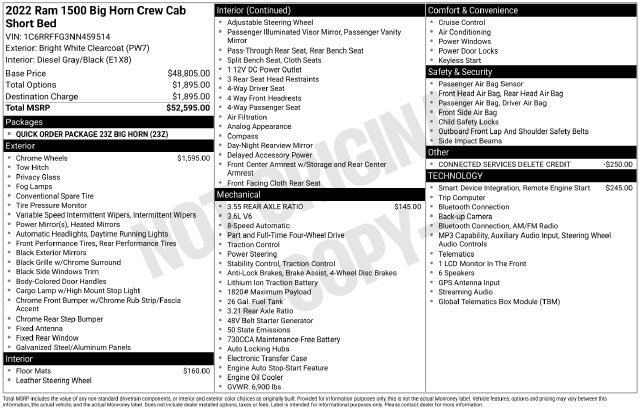 Used 2022 RAM 1500 Big Horn AWD/4WD image 15