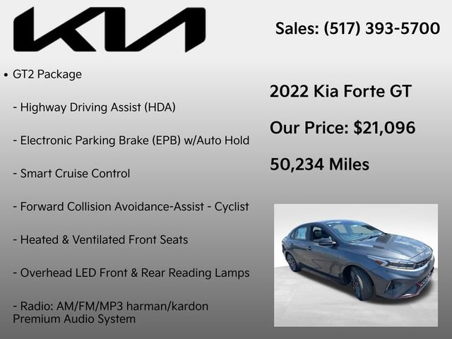 Used 2022 Kia Forte GT w/ GT2 Package FWD image 7