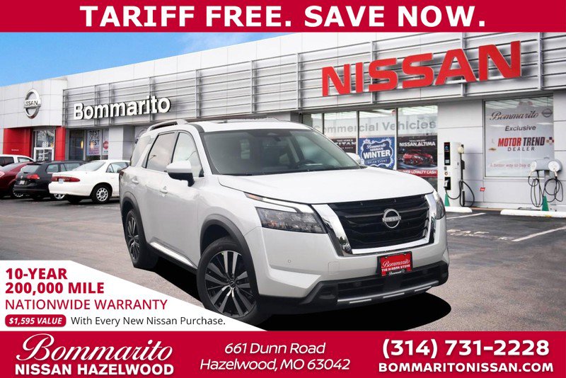 New 2025 Nissan Pathfinder Platinum w/ Cargo Package