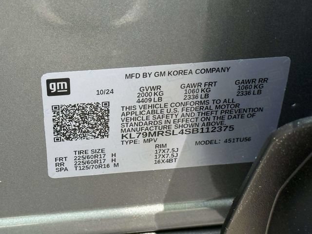 Certified 2025 Chevrolet TrailBlazer LT AWD/4WD image 25