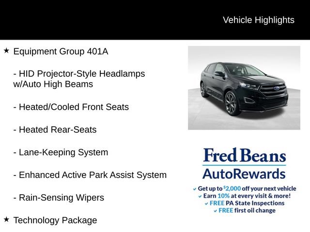 Used 2017 Ford Edge Sport w/ Equipment Group 401A AWD/4WD image 10
