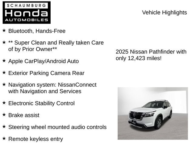 Used 2025 Nissan Pathfinder SL AWD/4WD image 8