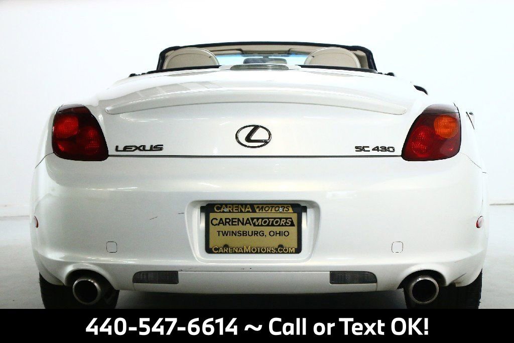 Used 2003 Lexus SC 430 Convertible image 8