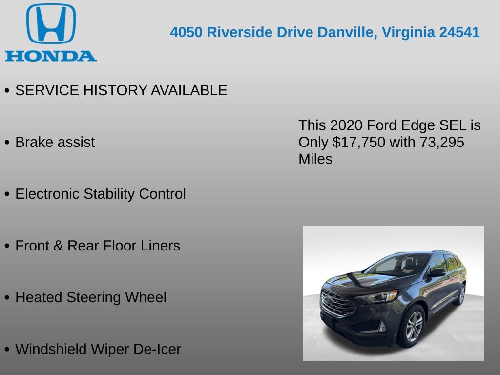 Used 2020 Ford Edge SEL w/ Cold Weather Package AWD/4WD image 12