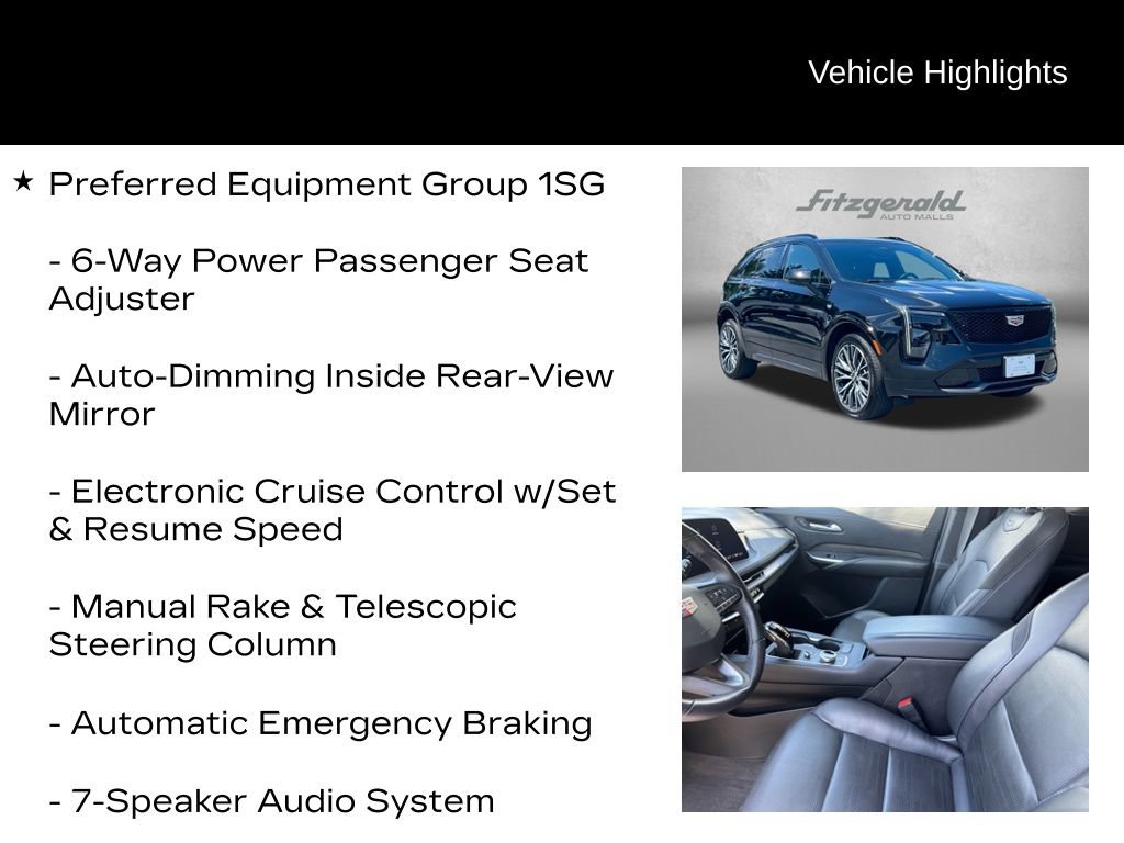 Certified 2024 Cadillac XT4 Sport AWD/4WD image 9