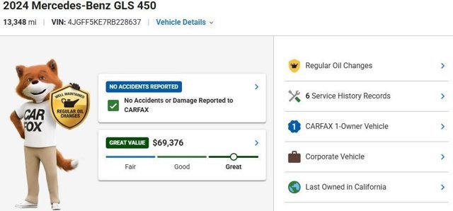 Used 2024 Mercedes-Benz GLS 450 4MATIC image 3