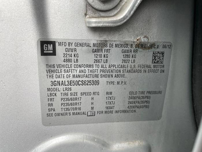 Used 2012 Chevrolet Captiva Sport LT w/ Convenience Package FWD image 42