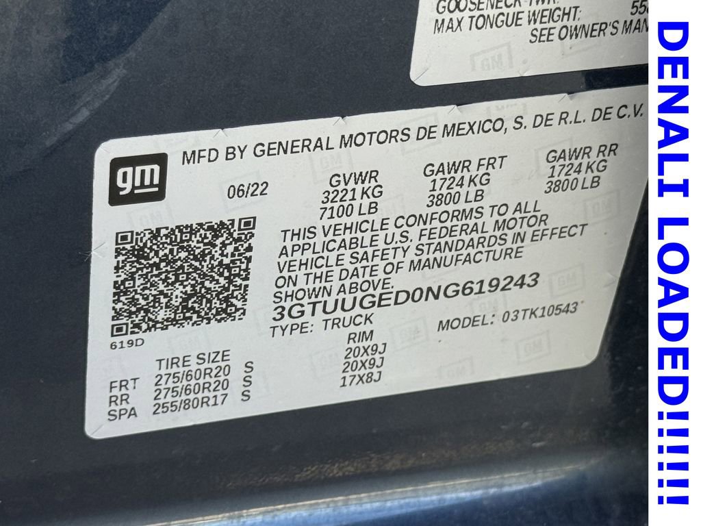 Used 2022 GMC Sierra 1500 Denali image 11