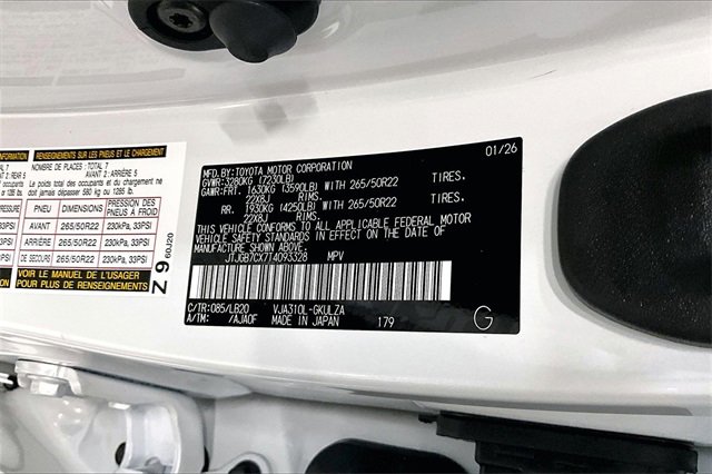 New 2026 Lexus LX 600 4WD w/ Luxury Package image 13