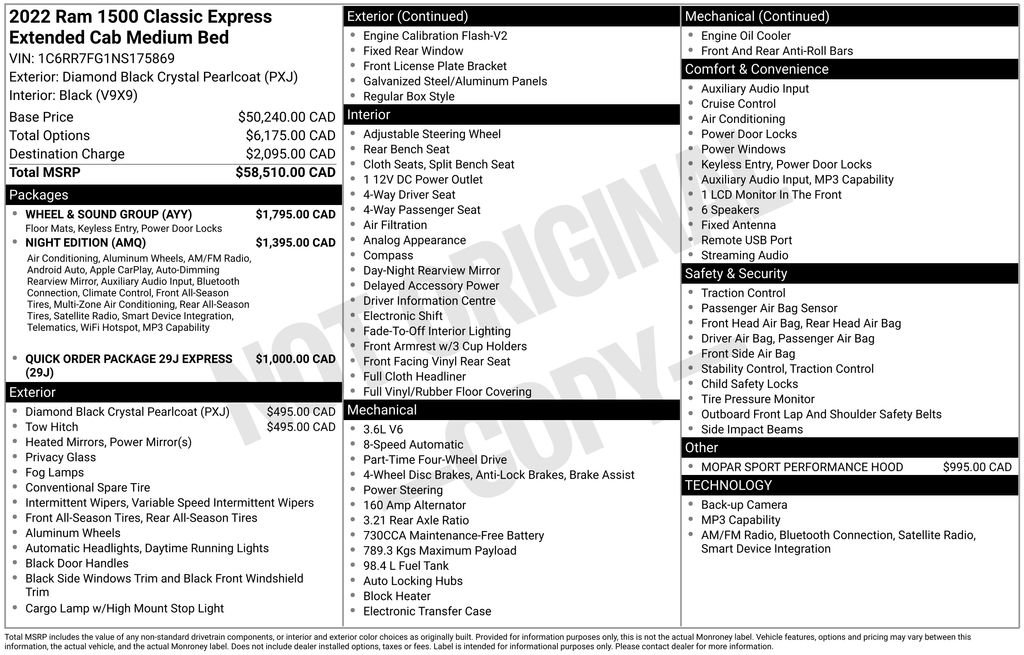 Used 2022 RAM 1500 Express w/ Wheel & Sound Group AWD/4WD image 23