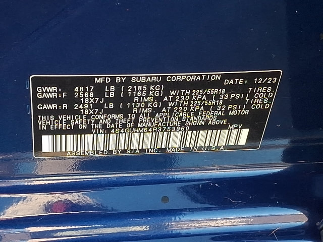 Certified 2024 Subaru Crosstrek 2.5i Limited w/ Popular Package #4A AWD/4WD image 28