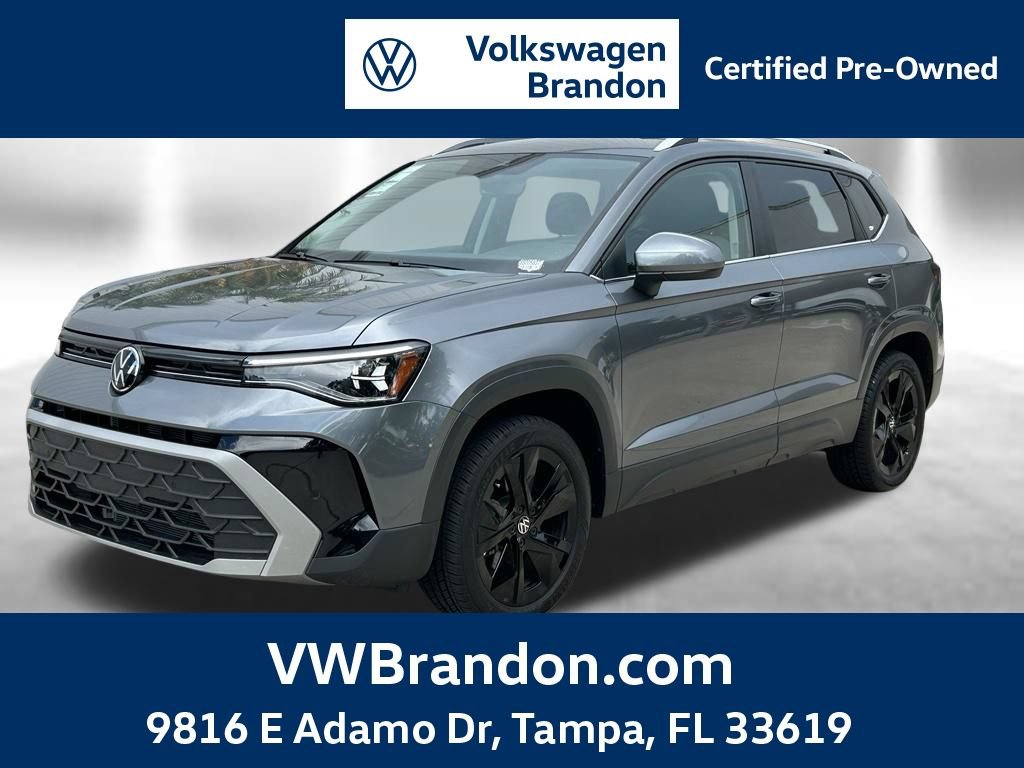 Certified 2026 Volkswagen Taos SE w/ Black Wheel Package FWD image 1