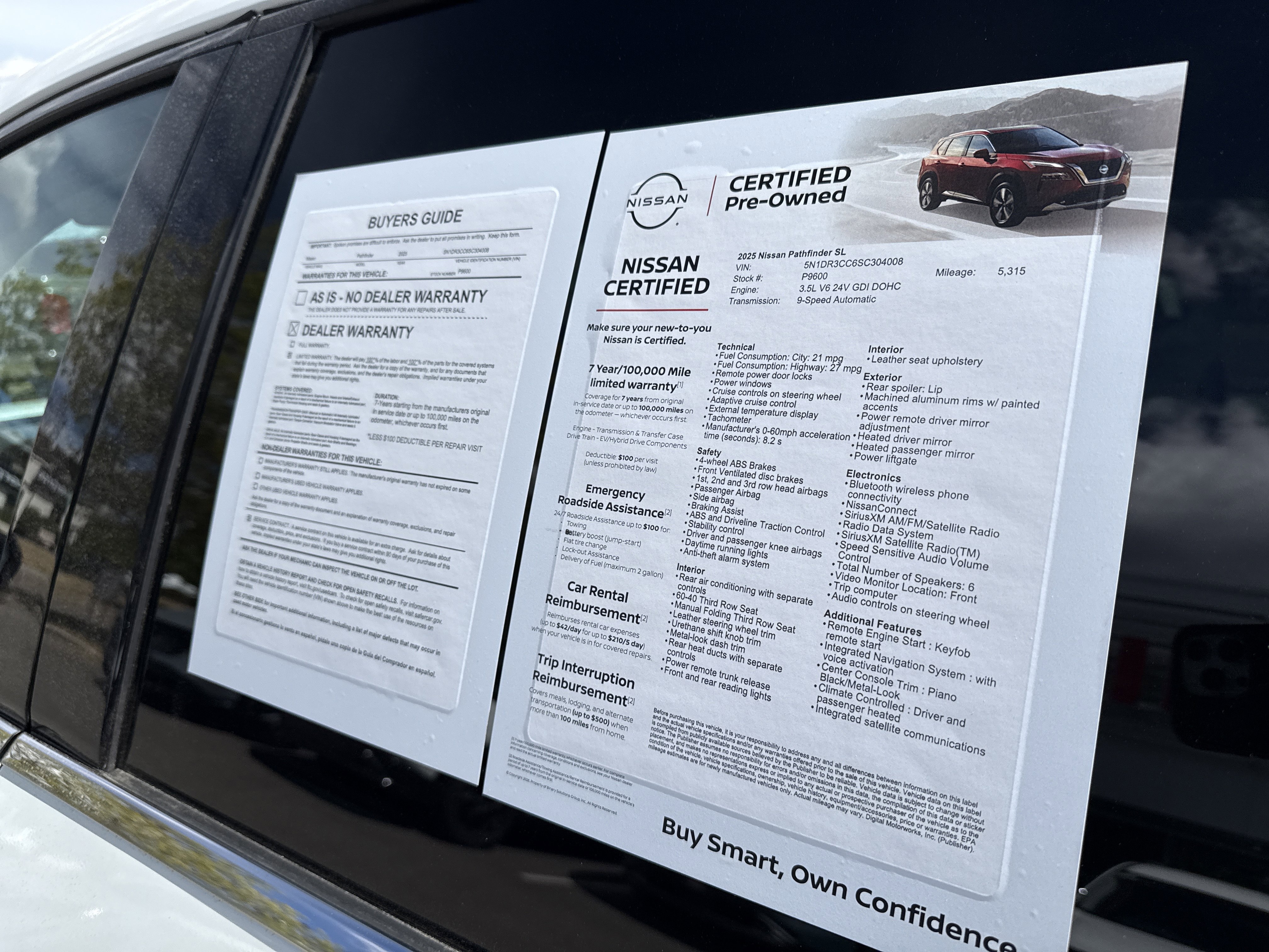 Certified 2025 Nissan Pathfinder SL AWD/4WD image 11