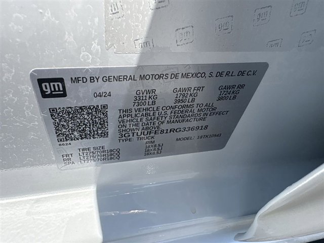 Used 2024 GMC Sierra 1500 AT4X AWD/4WD image 35