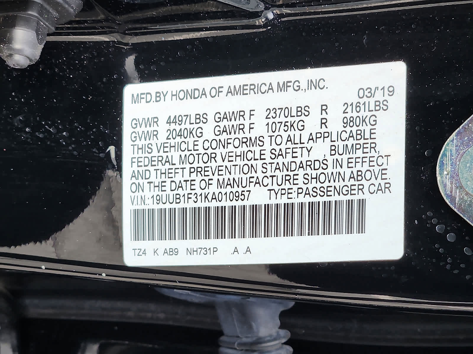 Used 2019 Acura TLX image 27
