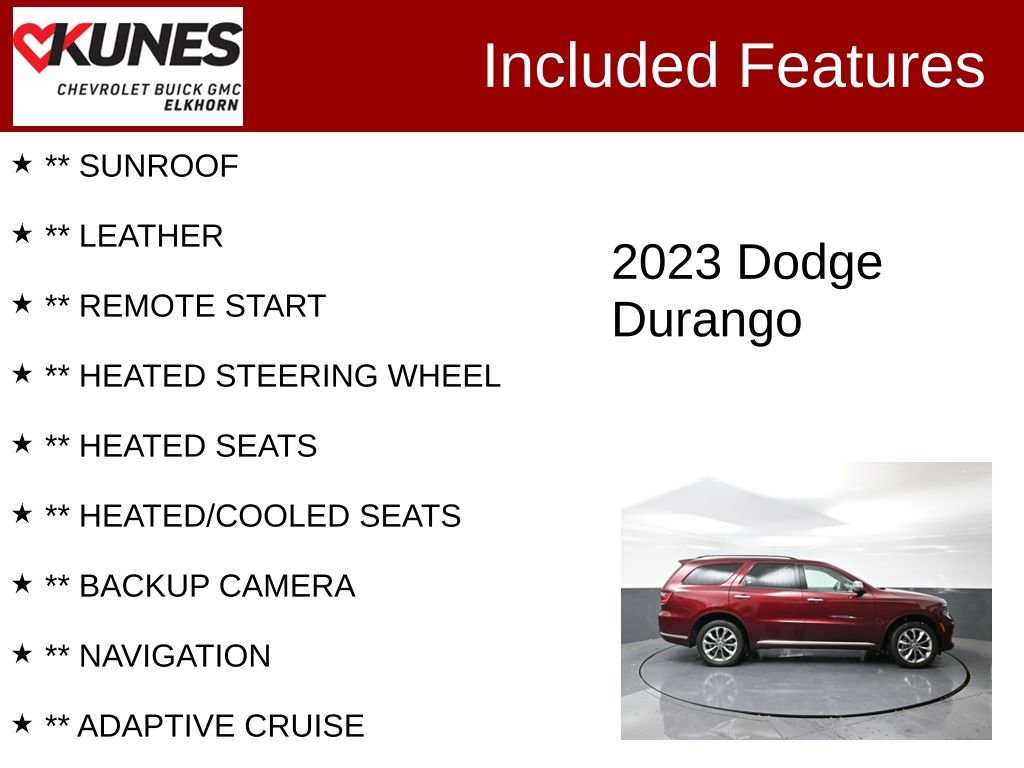Used 2023 Dodge Durango Citadel image 2