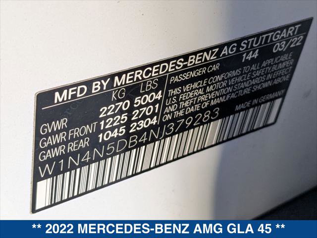 Used 2022 Mercedes-Benz GLA 45 AMG 4MATIC image 24