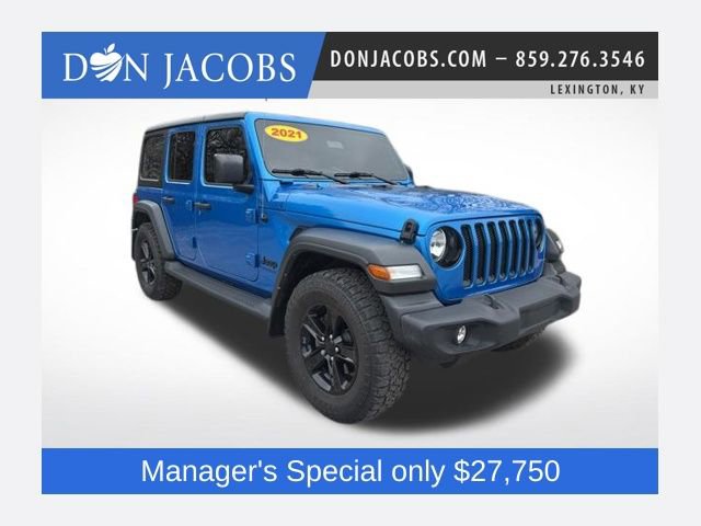 Used 2021 Jeep Wrangler Unlimited Sport AWD/4WD image 1