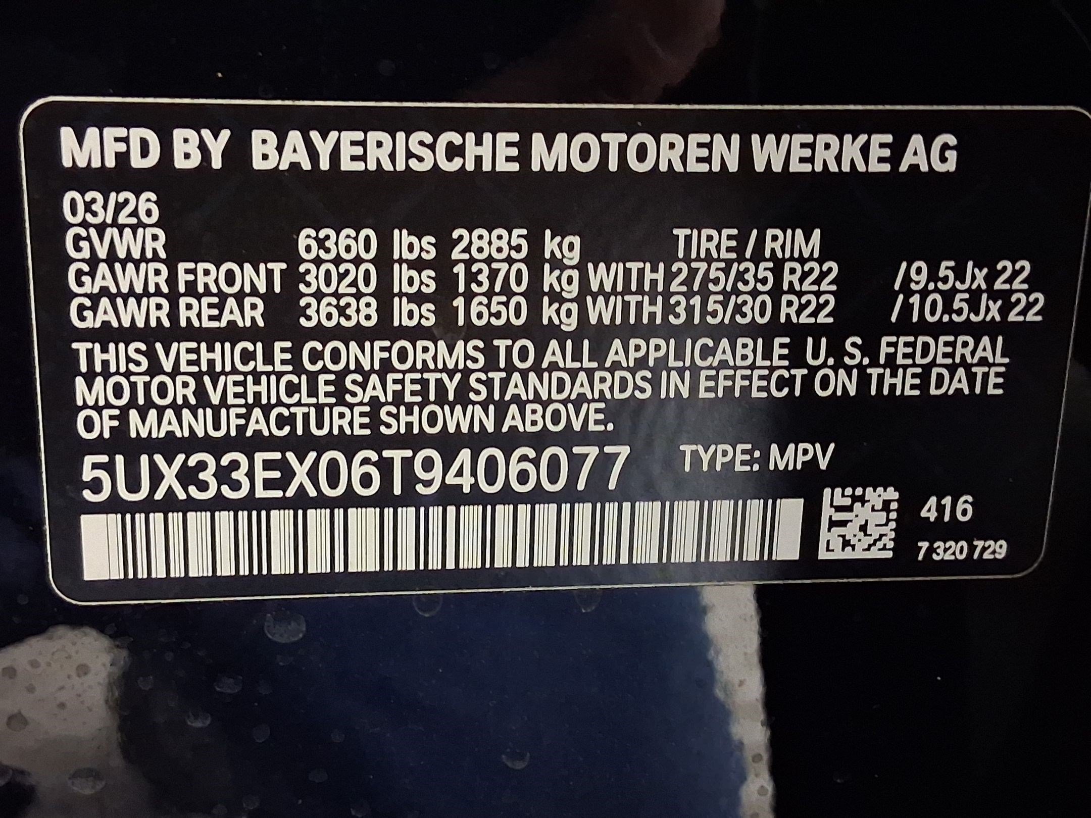 New 2026 BMW X6 xDrive40i w/ Executive Package AWD/4WD image 18