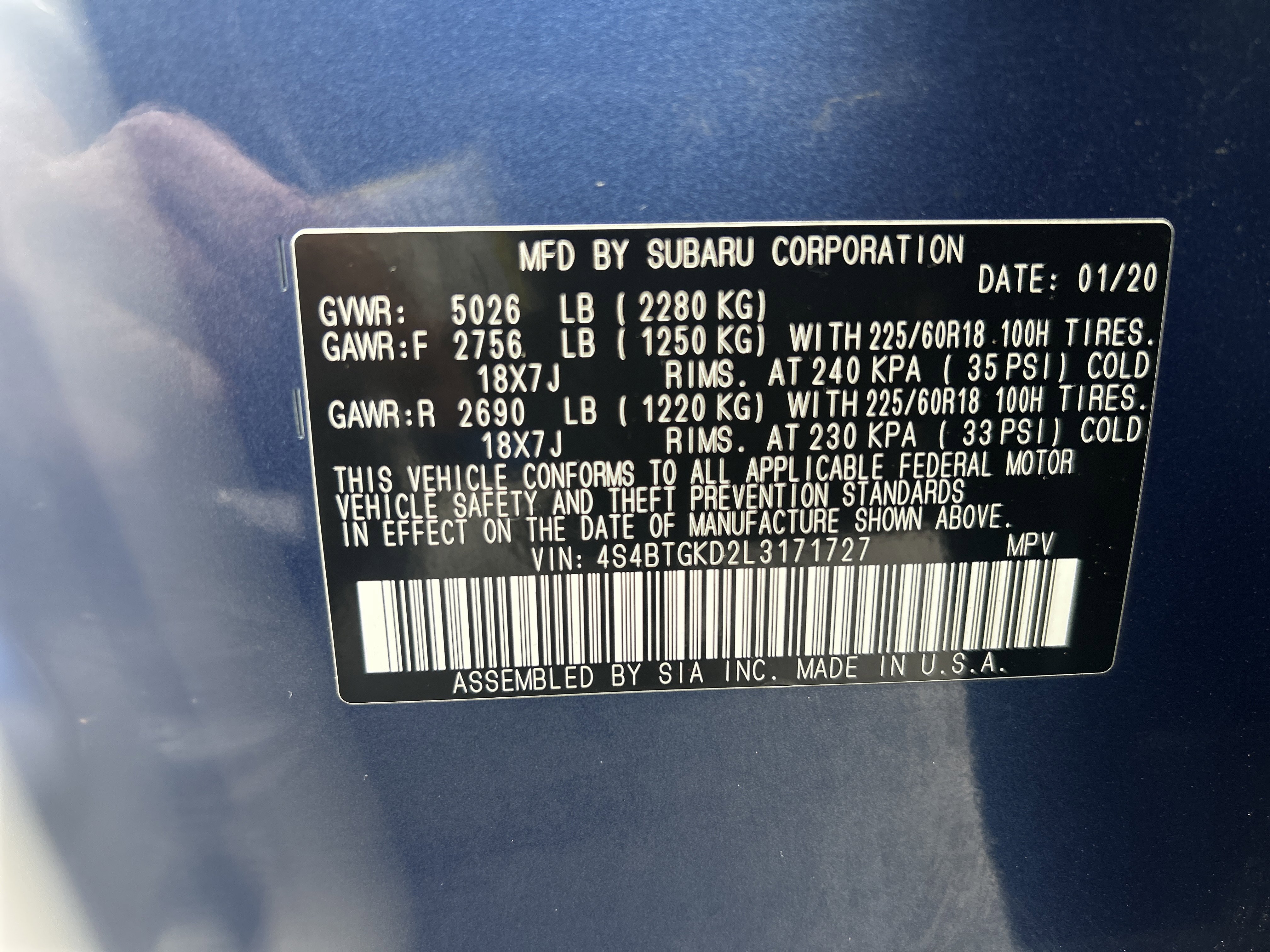 Used 2020 Subaru Outback Onyx Edition XT image 33