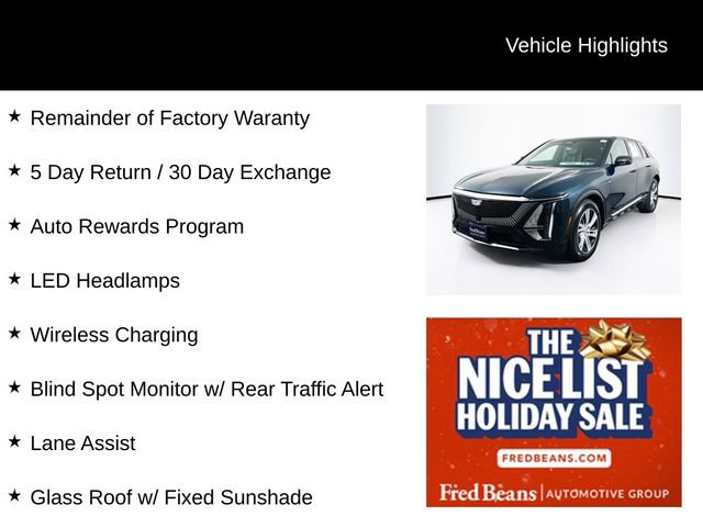 Used 2024 Cadillac Lyriq Tech image 3
