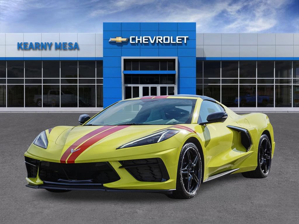Used 2023 Chevrolet Corvette Stingray Coupe w/ Engine Appearance Package RWD image 3