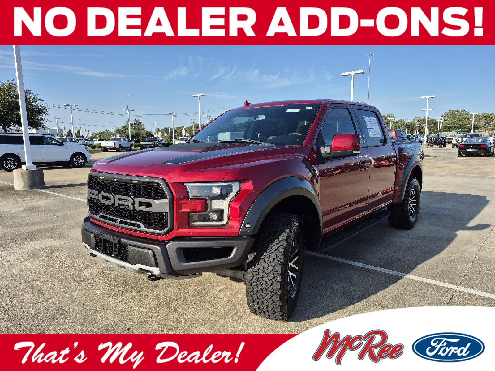 Certified 2019 Ford F150 Raptor w/ Equipment Group 802A Luxury